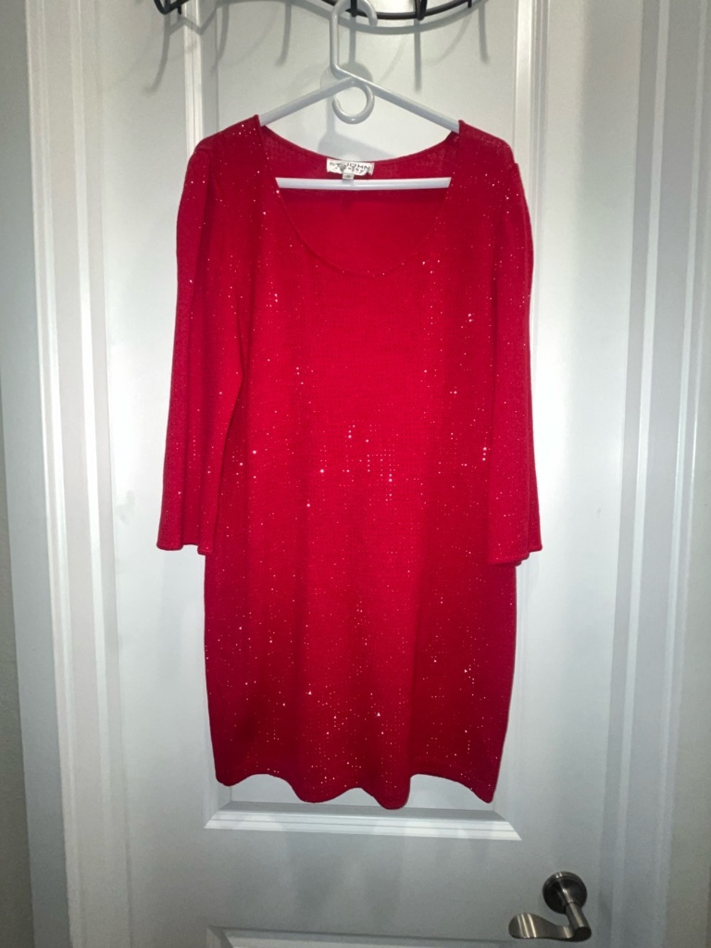 ST. John Evening sparkle Red Dress - Womens